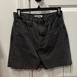 Madewell Raw Hem A-Line Skirt